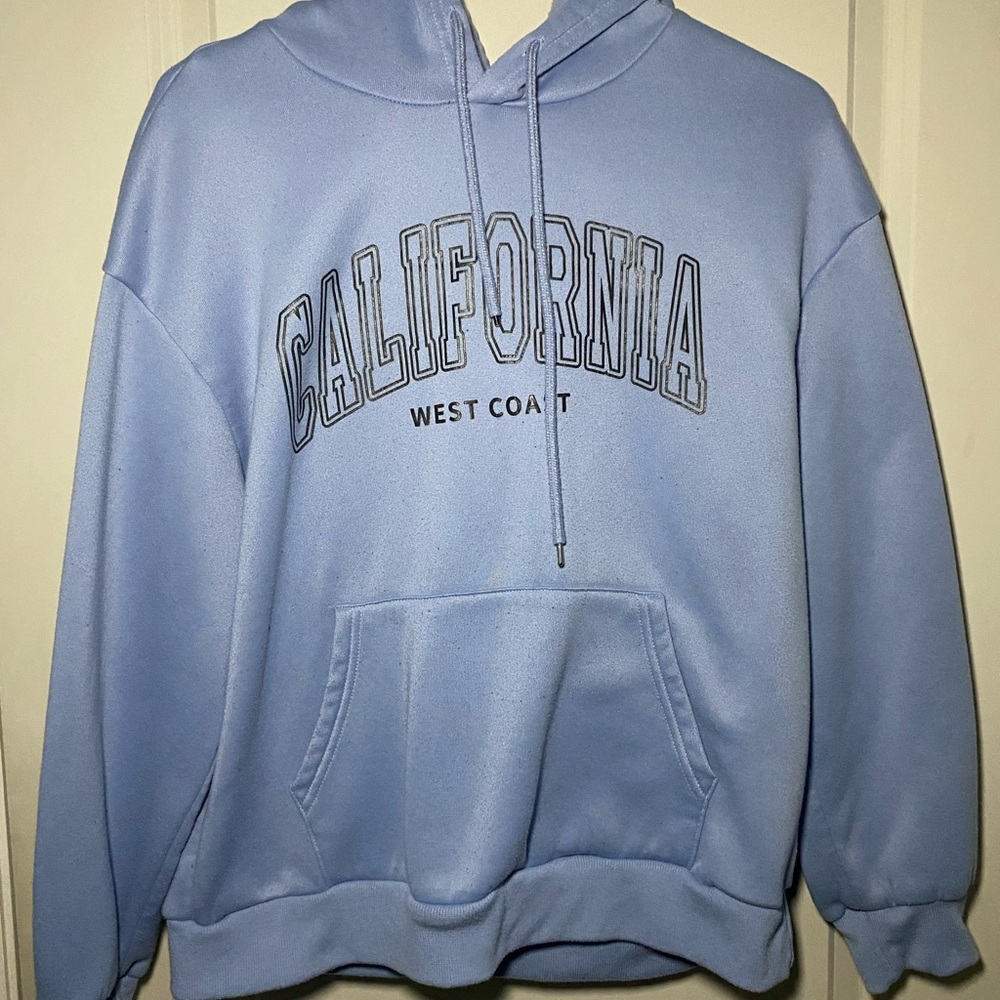 Amazon Blue Classic Collegiate Sweater
